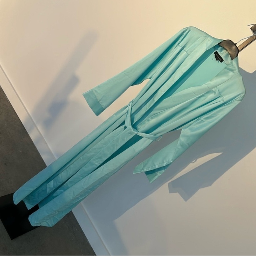 Jones New York Turquoise Silky Satin
